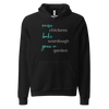 Women's Hoodie from River to Ridge Clothing Brand that says, raise chickens, bake sourdough, grow a garden
