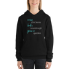 Women's Hoodie from River to Ridge Clothing Brand that says, raise chickens, bake sourdough, grow a garden