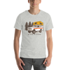 Truck Camping, Men's Overland T, Heather Orange or Grey