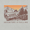 Adventure is Calling, Women's Off-roading T, Light Blue or Grey