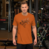 Elk Logo Men's T-Shirt, Autumn or Grey