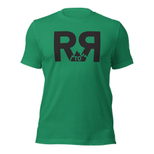  Men's River to Ridge Clothing Brand T shirt in Kelly Green with their R and mountain design