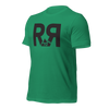 Men's River to Ridge Clothing Brand T shirt in Kelly Green with their R and mountain design