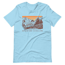  Adventure is Calling, Women's Off-roading T, Light Blue or Grey