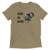 Chicks Dig Beards Turkey Hunting T, Clay or Olive