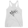 River to Ridge Clothing Brand Elk Logo tank top in white for women