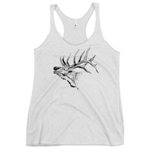  River to Ridge Clothing Brand Elk Logo tank top in white for women