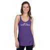 River to Ridge Logo Racerback Tank, Purple or Black