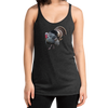 Long Beard Turkey Racerback Tank, Black or Grey