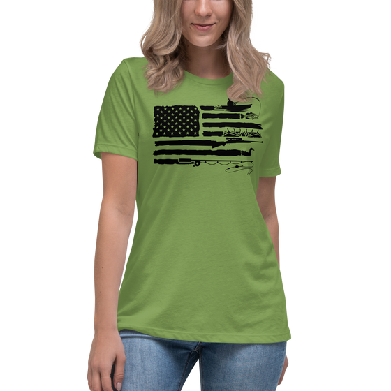 Sportsman's Flag Women's Relaxed T