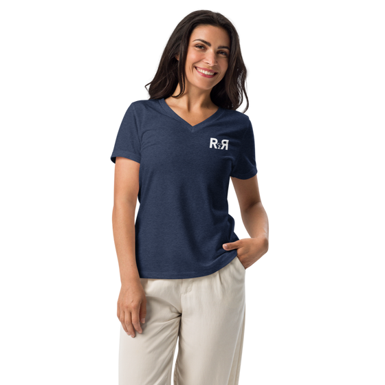 SALE 16% OFF, FREE Shipping, R2R Women’s Relaxed V-Neck T